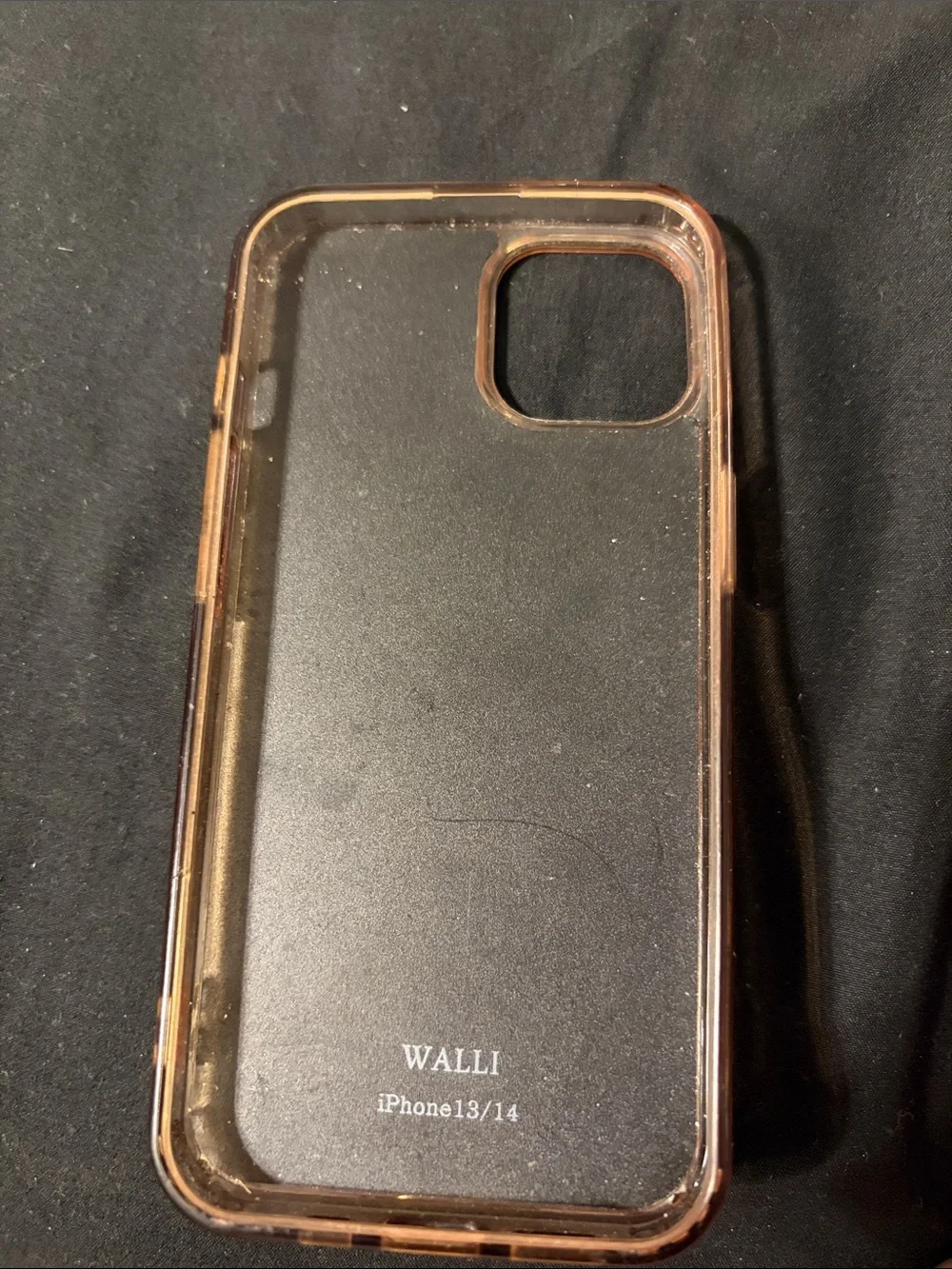 Walli Woven Check Mint & White iPhone 13/14 case with strap and wallet